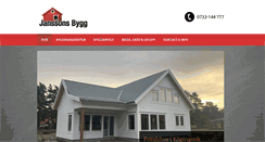 Desktop Screenshot of janssonsbygg.com