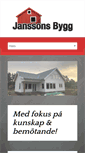 Mobile Screenshot of janssonsbygg.com